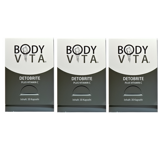 DETOBRITE Plus Vitamin C - Detox 90 Kapseln - Entgiftung