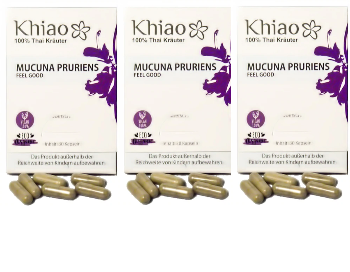 Khiao Mucuna Pruriens Feel Good Kapseln freeshipping - Khiao