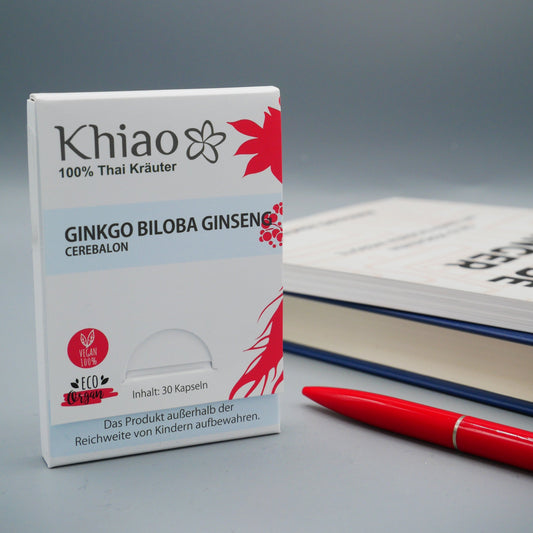 Ginkgo Biloba Ginseng Cerebalon Kapseln - Gedächtnis Khiao