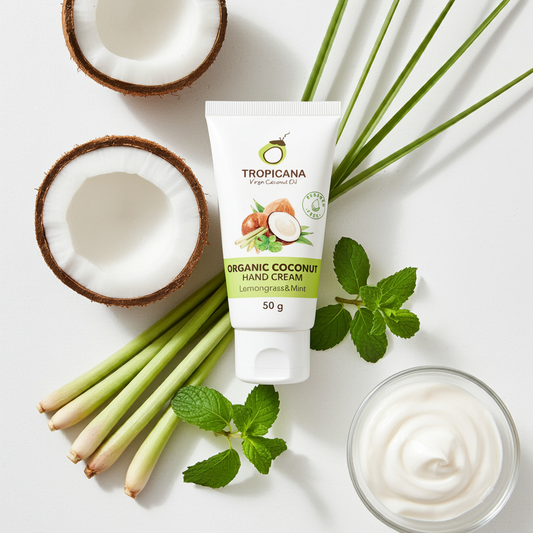 Tropicana Handcreme mit Kokos, Zitronengras & Minze – 50 g
