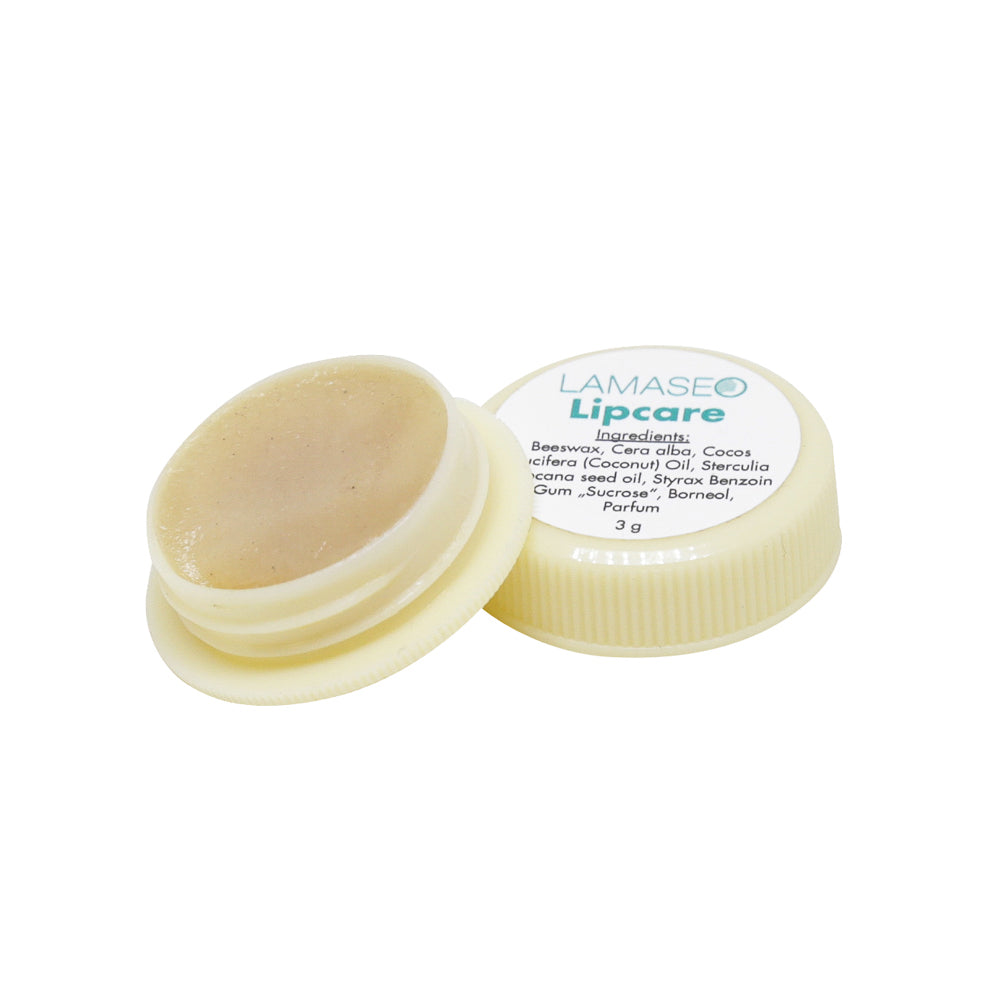 Lamaseo - Lipcare - Lippenpflegebalsam mit Bienenwachs 3 g