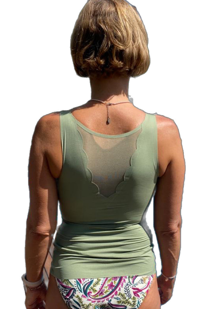 Top braless - underwear - sleeveless - seamless - temperature balancing