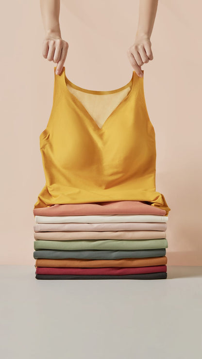 Top braless - underwear - sleeveless - seamless - temperature balancing